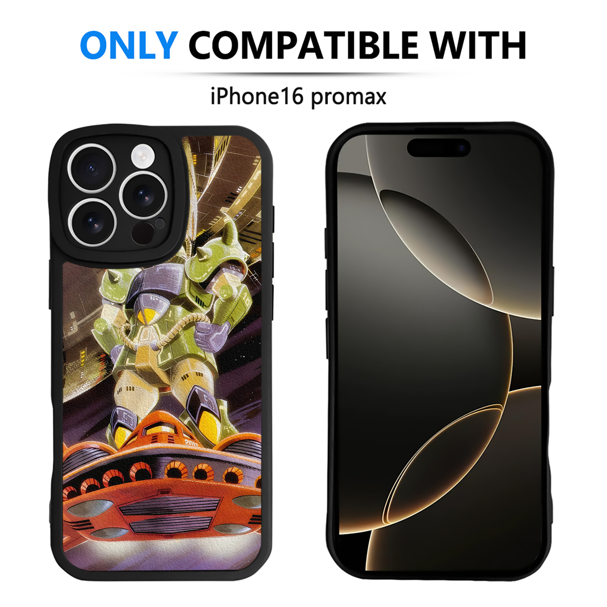 （画像用） 機動戦士ガンダム Mobile Suit Gundam 【iPhone 16シリーズ対応】シリコンスマホケース（レザー調） 材質：シリコン